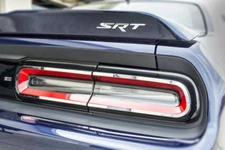 Polished Stainless Steel Tail Light Trim Overlays for 2015-2019 Dodge Challenger