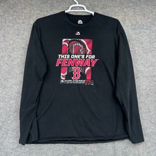 Boston Red Sox Shirt Mens 2XL Black 2018 World Series Champion MLB Baseball