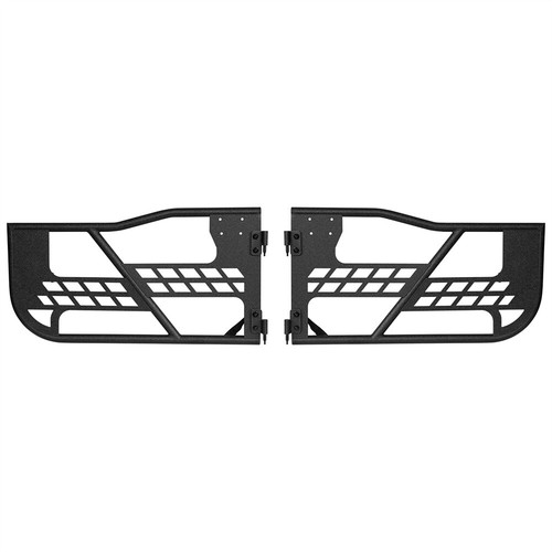 Left & Right Tubular Half Doors Armor Guards for Jeep Wrangler JK 2007-2018 2Dr - Picture 8 of 16