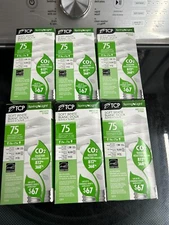 6-pack 19W=75W SPRINGLIGHT 2700K SOFT WHITE twist Light BULBS CFL Fluorescent