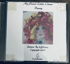 My Sweet Little Clown DANNY by LJ Studios a Cloth Dollmaking CD  2002