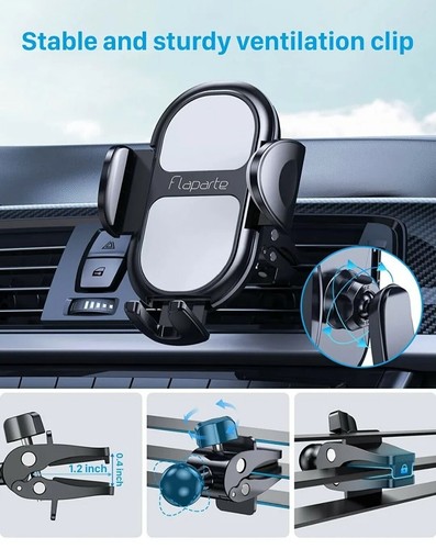 Soporte de teléfono para automóviles, mejorado soporte de teléfono de automóvil de succión más fuerte para... - Imagen 3 de 7