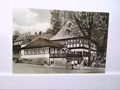 Ak Annaberg-Buchholz i. Erzg. Herrenhaus des Frohnauer Hammer, Gaststätte, Perso