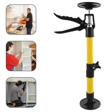 Flexible Telescopic Cabinet Jack Support for Installing Cabinets Yellow
