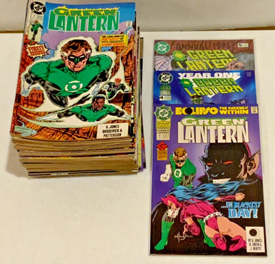 GREEN LANTERN VOL 3.  66 COMIC BK LOT + 3 ANNUALS  (DC 1990) VG+/NM