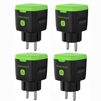 GreenSun Wlan Steckdose Außen Wasserdicht Außensteckdose Strommessung Smart Life