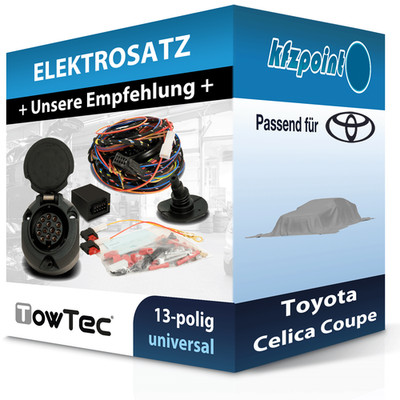 Für Toyota Celica Coupe 10.1999-12.2005 TOWTEC E-Satz 13polig universell NEU