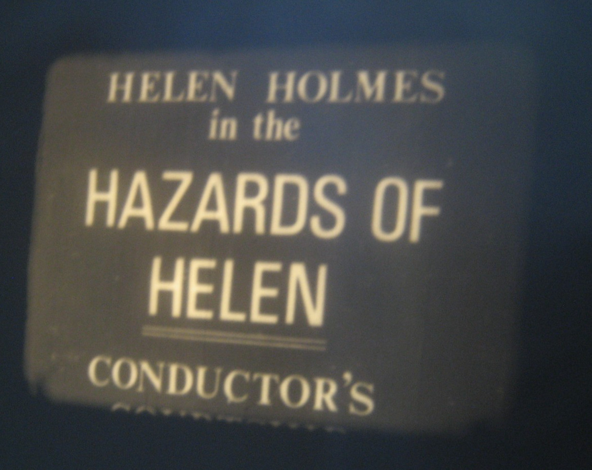 9.5mm Film The Conductors Courtship S1007 Silent B/W Helen Holmes 300ft