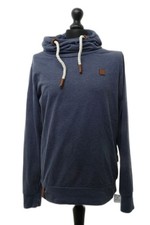 Naketano Welleprinz Herren Kapuzenshirt Shirt L 52 blau Kapuze mit Baumwolle