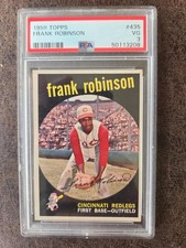 1959 Topps Baseball Frank Robinson #435 - PSA 3 - Cincinnati Reds / Baltimore Os