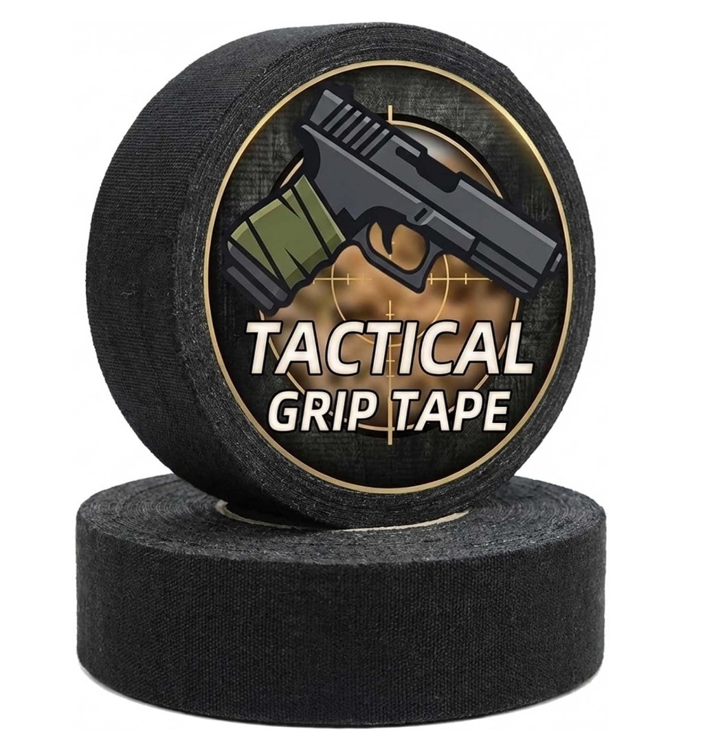 2 Rolls Gun Grip Tape, Non-Reflective, No Residue Goon Grip Tactical Tape