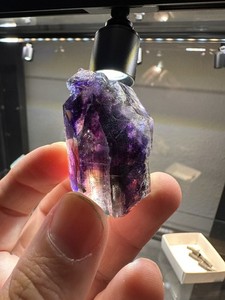 Super Colorful Elongated Fluorite Crystal - Yindu Mine, Inner Mongolia, China