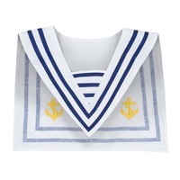 Kragen Navy Matrose Marine Accessoire Verkleidung Karneval Mottoparty Fasching
