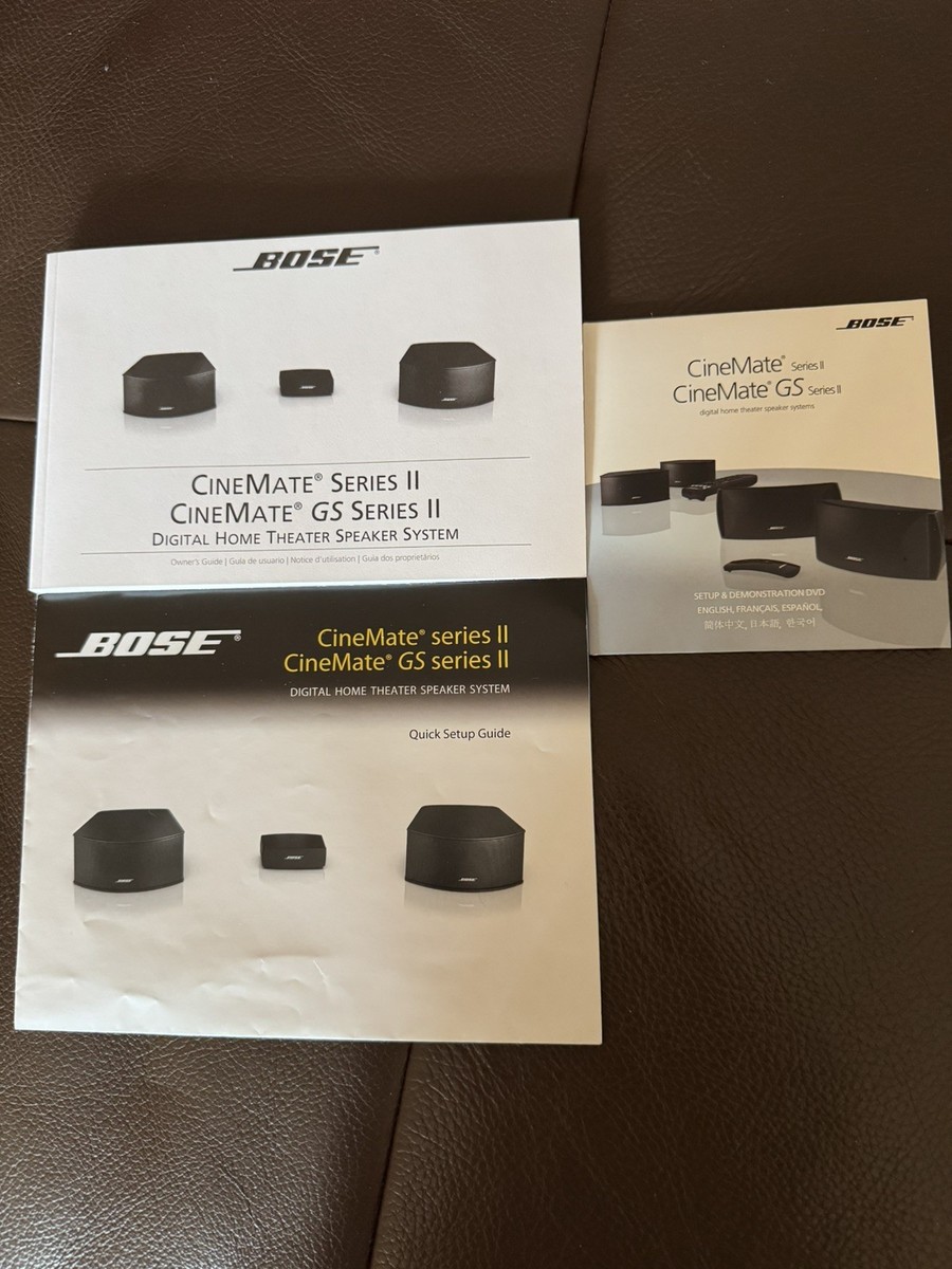 Bose CineMate Series II Digital Home Theater Speaker System Black