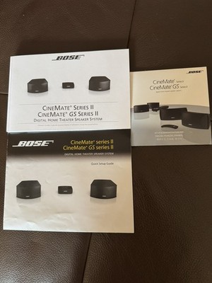 Bose CineMate Series II Digital Home Theater Speaker System Black