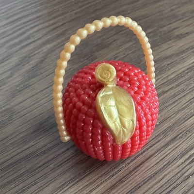 Ever After High Doll Apple White First Chapter Apple Shape Purse Bag Red Gold