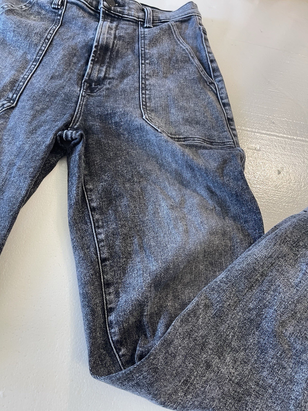 Mother Womens Gray The Wrapper Patch Springy Ankl… - image 8