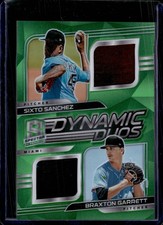 2021 Panini Spectra Braxton Garrett / Sixto Sanchez MEM #DD-SG Dynamic Duos Mate