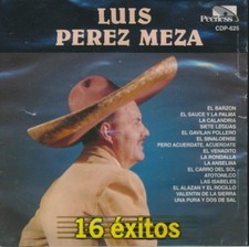 Luis Perez Meza: 16 Exitos MUSIC AUDIO CD regional Mexican ranchera corridos '00