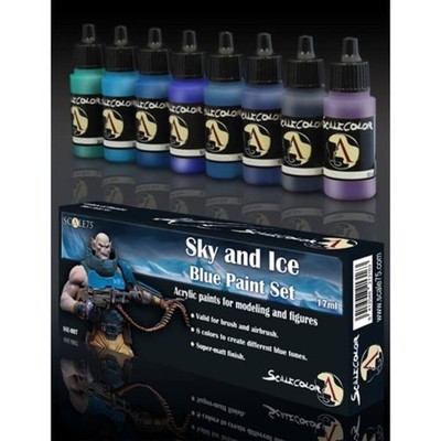 Scale 75 Scalecolor: Sky and Ice Colors Paint Set