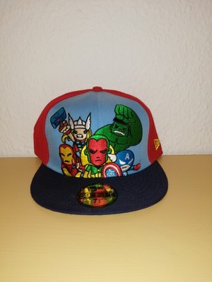 Snapback Sammelauflösung MARVEL TOKIDOKI New Era Neu Ungetragen 7 3/4