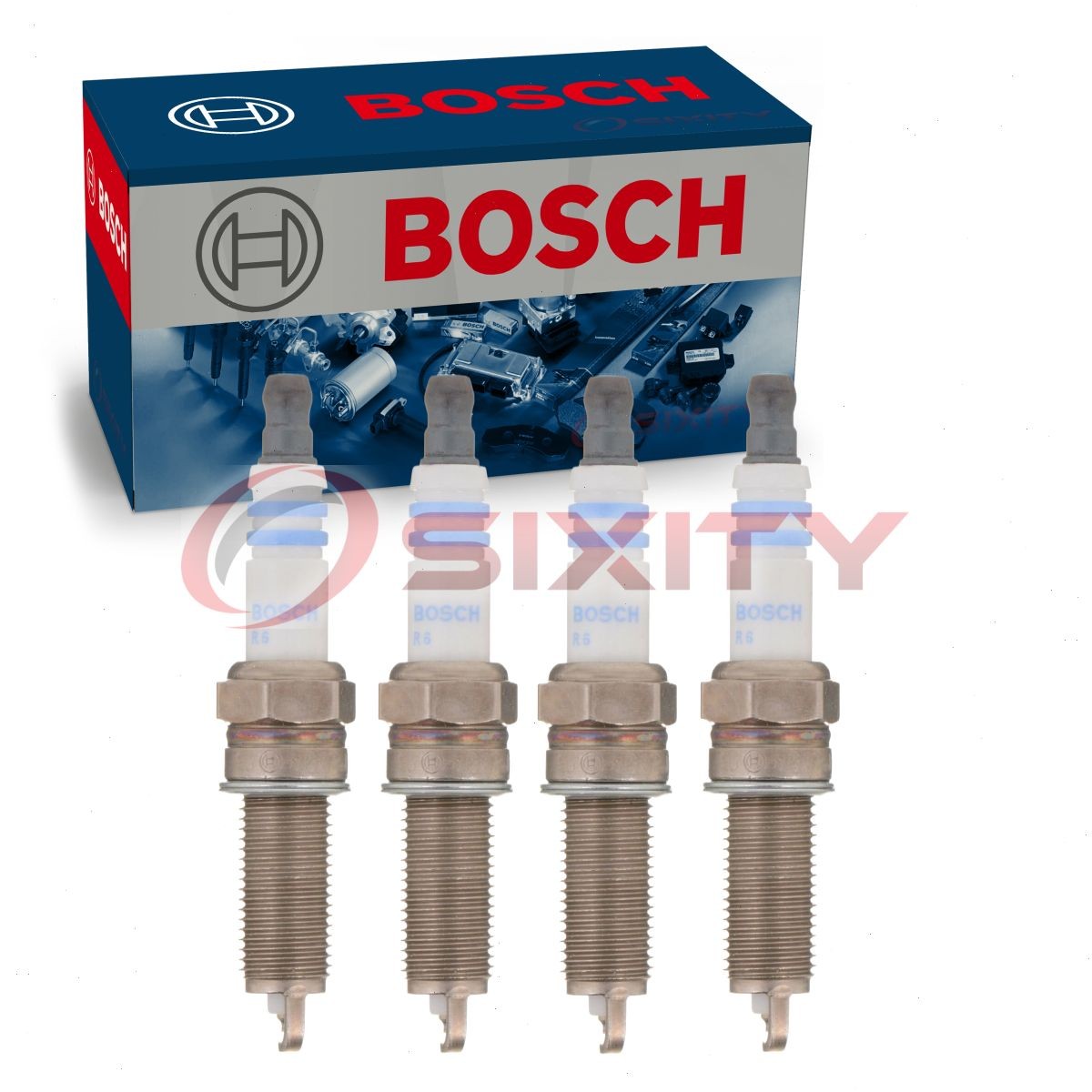 4 pc Bosch Double Iridium Spark Plugs for 2012-2021 Hyundai Accent 1.6L L4 zv