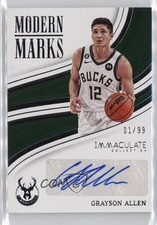 2022-23 Panini Immaculate Modern Marks 1/99 Grayson Allen #IMO-GRY Auto 10qe