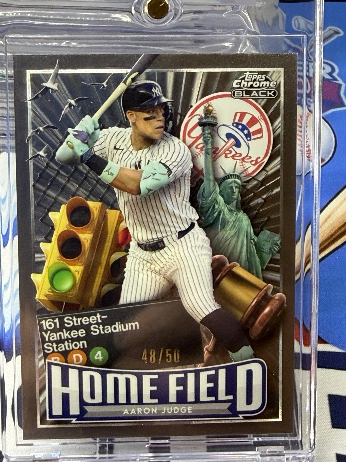 Aaron Judge 2026 Topps Chrome Black #CBHA-3 Home Field /50 Price 