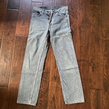 Vintage Levis 501 Jeans Mens Blue USA Button Fly Medium Wash 90s Fits 28x30