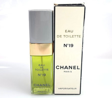 CHANEL No.19 Eau de Toilette 100ml 3.4oz Vintage Grey Cap Rare Perfume