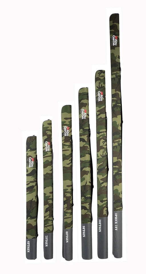 Estuche de varilla semi dura Abu Garcia 2 WOODLAND CAMO 6'6 Foto 4 de 4