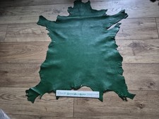 DOLBEN GREEN NIGERIAN BOOKBINDING LEATHER GOATSKIN  1.1  mm "RARE"