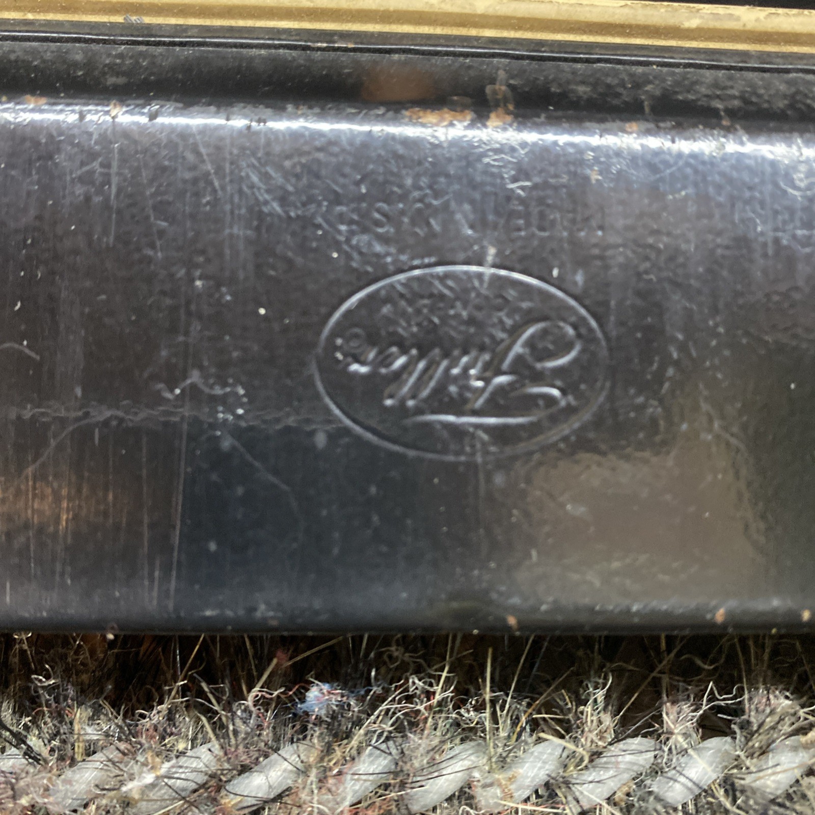 Fuller Electrostatic Floor Carpet Sweeper Hand Push Broom Vintage Vacuum