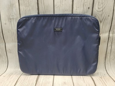 Tumi Nylon Padded Soft Laptop MacBook Case Navy Blue 16 Inch Diagonal 14x11 