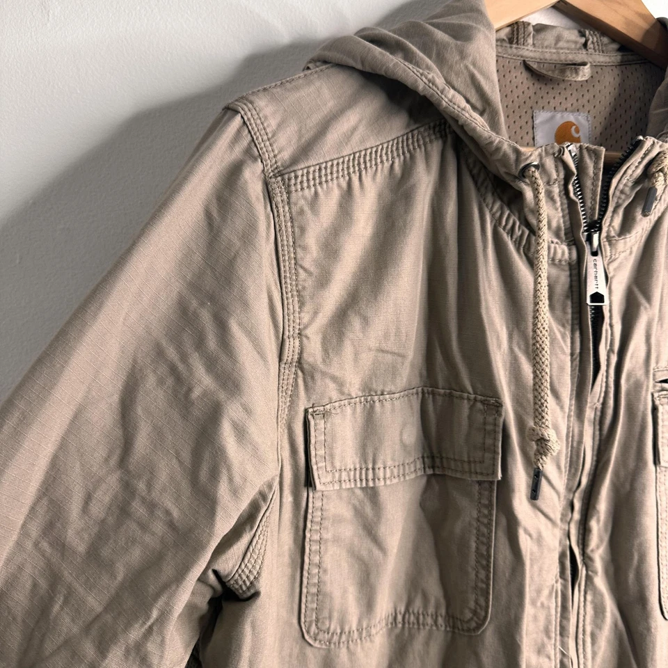 Carhartt Jacket Youth XL (16/18) Hooded Full Zip Utility Field Parka Pockets - Image 3 of 4