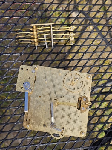 Used Clock Movement Franz HERMLE Repair parts 141-070 34cm GERMANY GRANDFATHER