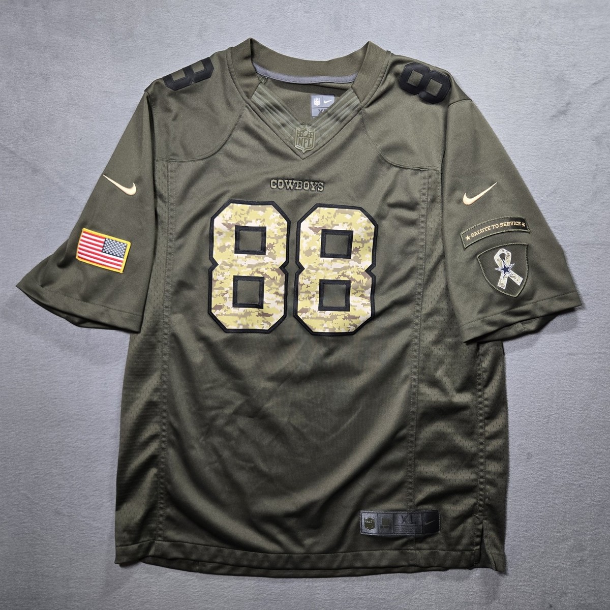 Dez Bryant Nike Salute To Service Jersey Mens Size XL Camo