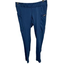 Kerrits Icefil Full seat riding Tights women’s size large blue side pockets
