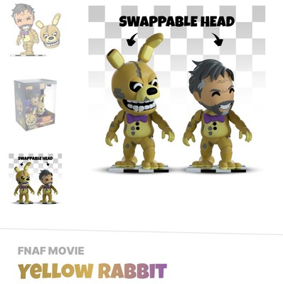 Youtooz * FNAF Movie * Yellow Rabbit * Vinyl Figure * NEW * In