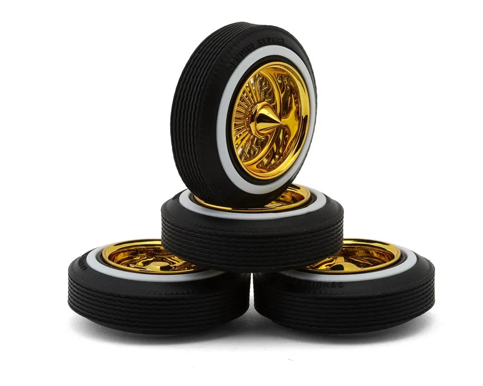 Redcat Dayton Gold Wire Wheel Set (4) RER17089 - Image 2 of 4