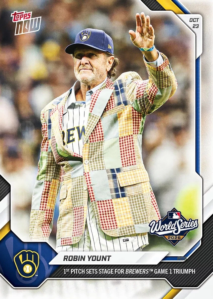 Preventa Robin Yount Serie Mundial Topps Now #810 2026