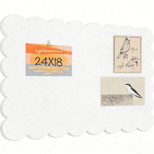 Large Bulletin Board Multi-Use Photo Display Board  For Office Home Classroom