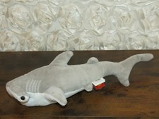 Adventure Planet Hammer Head Shark Grey Open Mouth Soft Plush Stuffed 15"