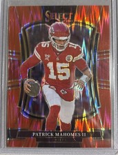 Patrick Mahomes II 2025 Panini Select #107 Red Flash Shock /249 Chiefs SP