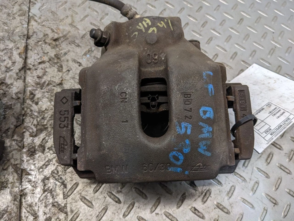 Pinza de freno delantera BMW E38 740IL 740I E39 E83 E53 con par de portadores OEM 1172737 Foto 3 de 4