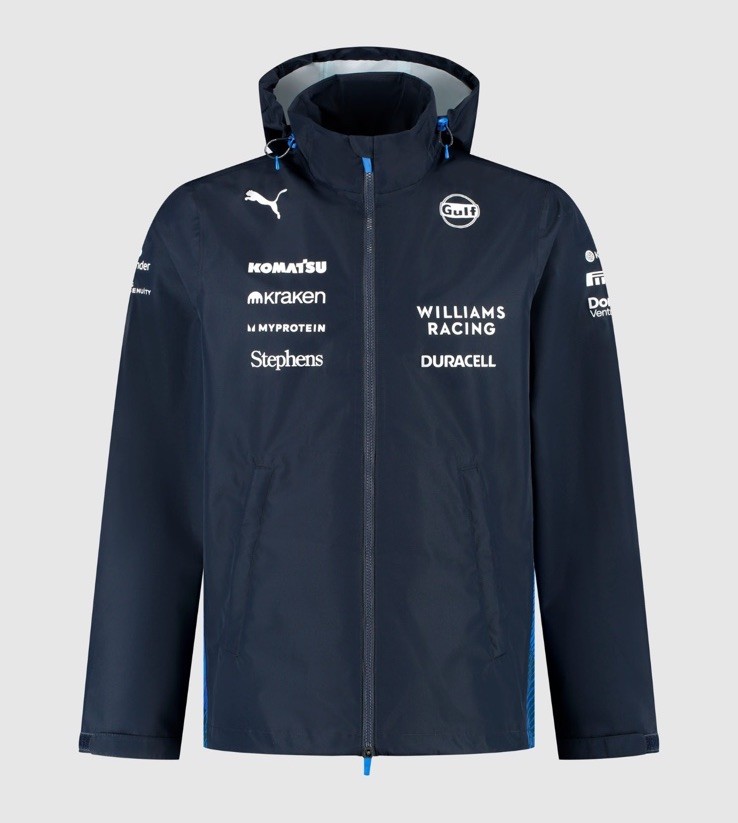 Puma Williams Racing F1 Team 2025 Rain Jacket Mens M | eBay