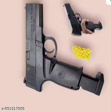 Toy Gun for Kids Smooth Trigger Strong Plastic Includes 74 BB Pellets Bundle