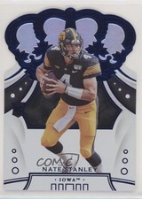 2020 Panini Chronicles Draft Picks Crown Royale Mirror Blue Nate Stanley #75 8d2