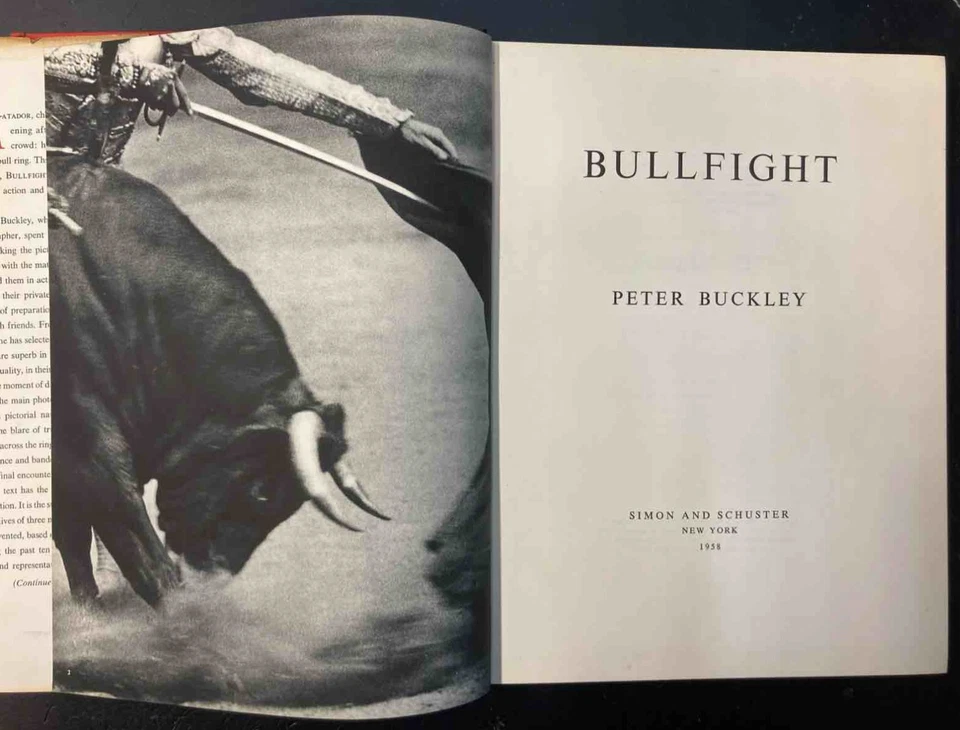 Bukley P. Corrida De Toros. Nueva York. Simon Y Schuster. 1958 - Imagen 2 de 3
