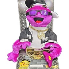 Gemmy The Hop Purple Frogz Dancing Singing Sound Plush Frog Medium 2002